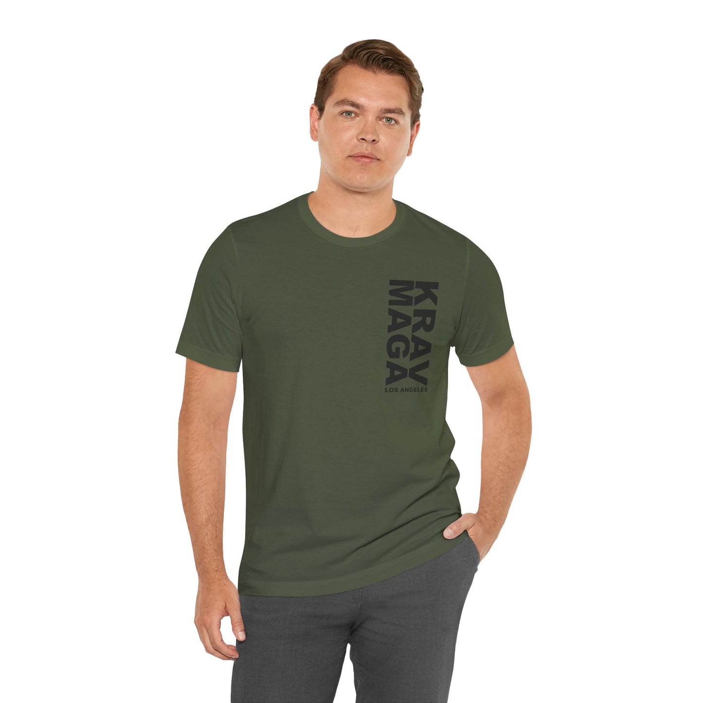 LOS ANGELES vertical logo UNISEX T-SHIRT