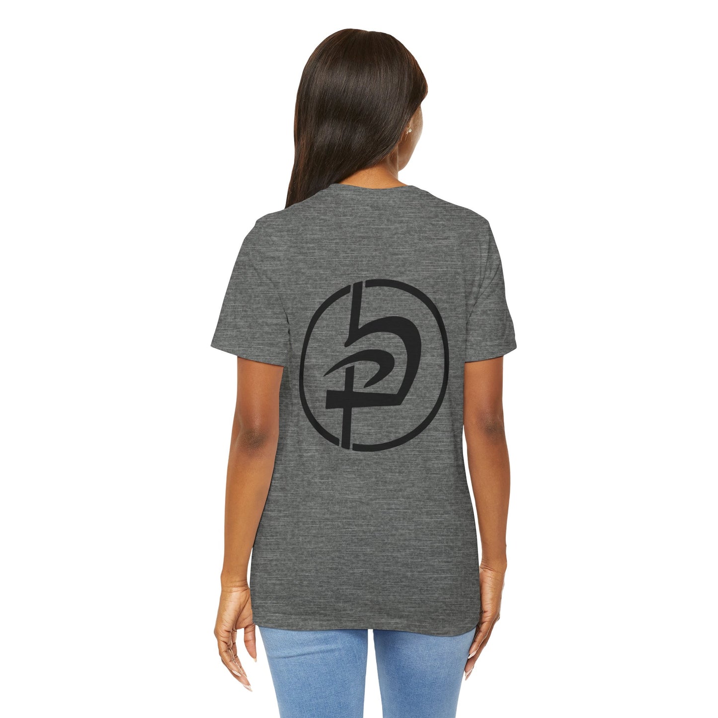 LOS ANGELES vertical logo UNISEX T-SHIRT