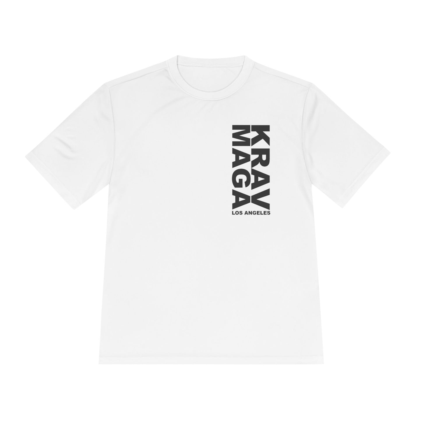 LOS ANGELES vertical logo WICKING unisex T-SHIRT