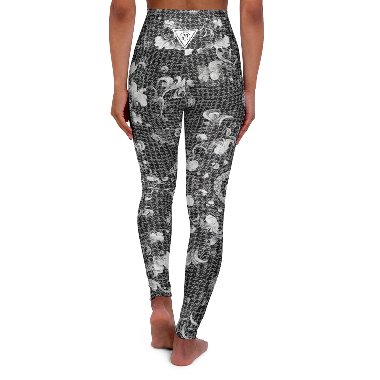 KMW Flowers - High Waisted Yoga Leggings