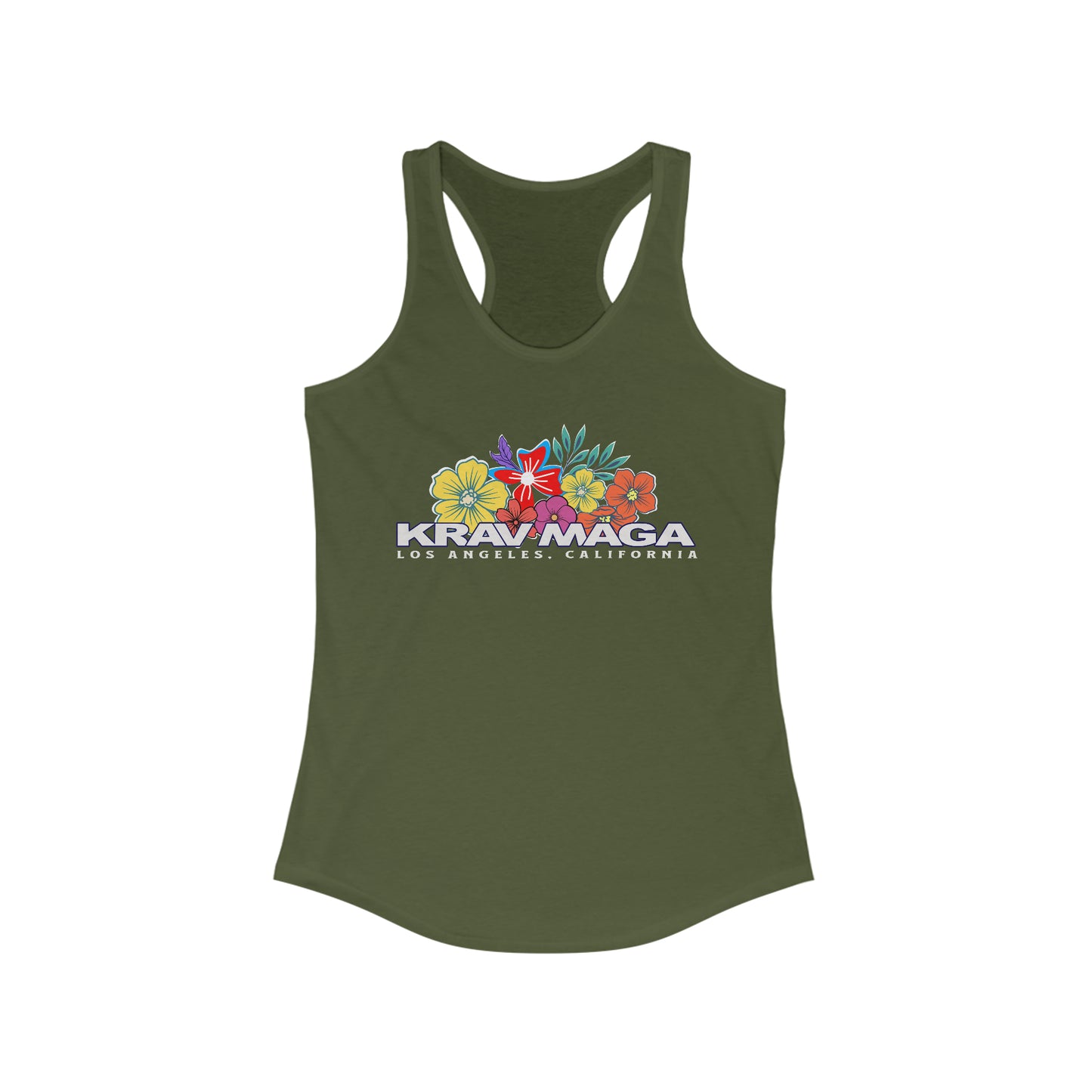 KMW Tropical Flowers - Women's Racerback Tank