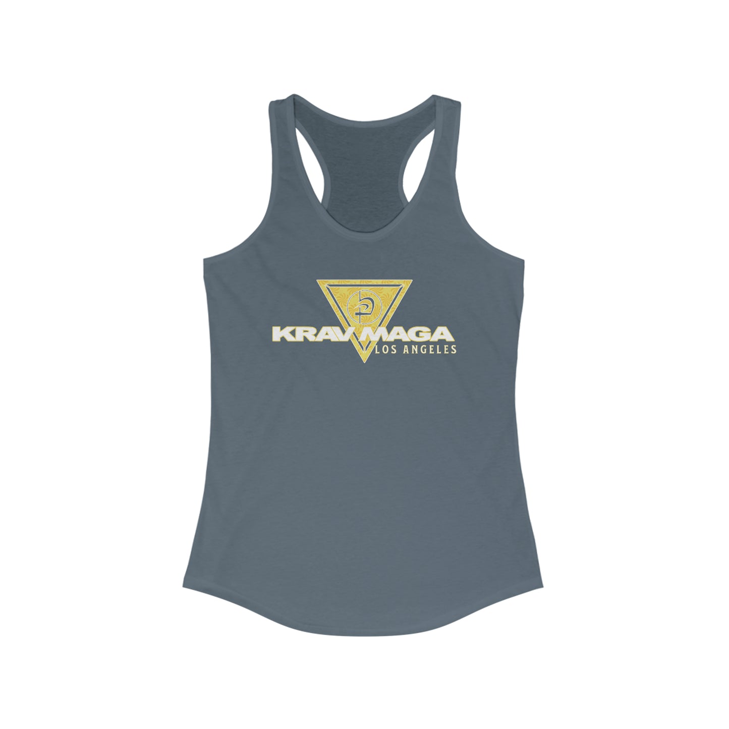 KMW Yellow Swirls - Women's Racerback Tank