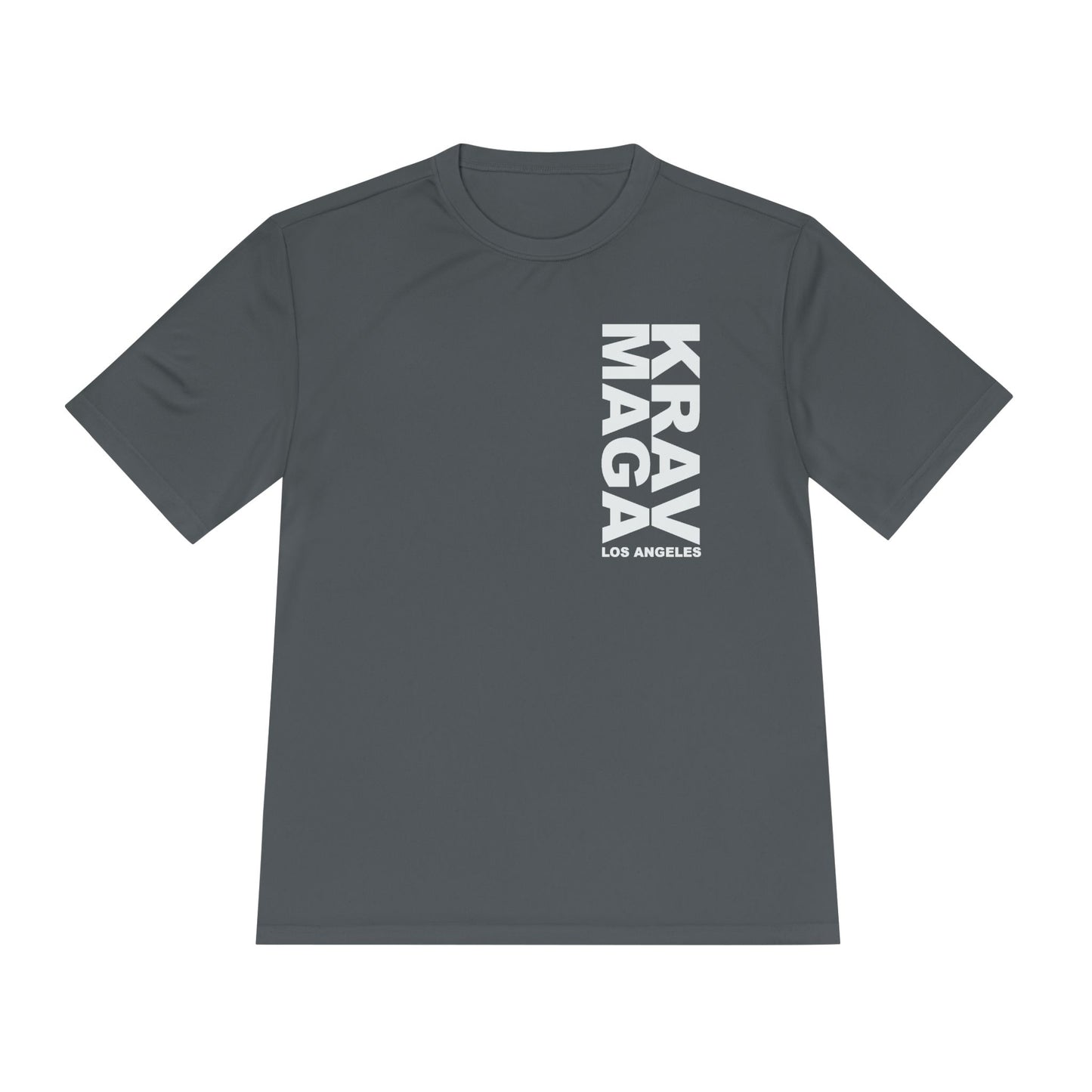 LOS ANGELES vertical logo WICKING unisex T-SHIRT