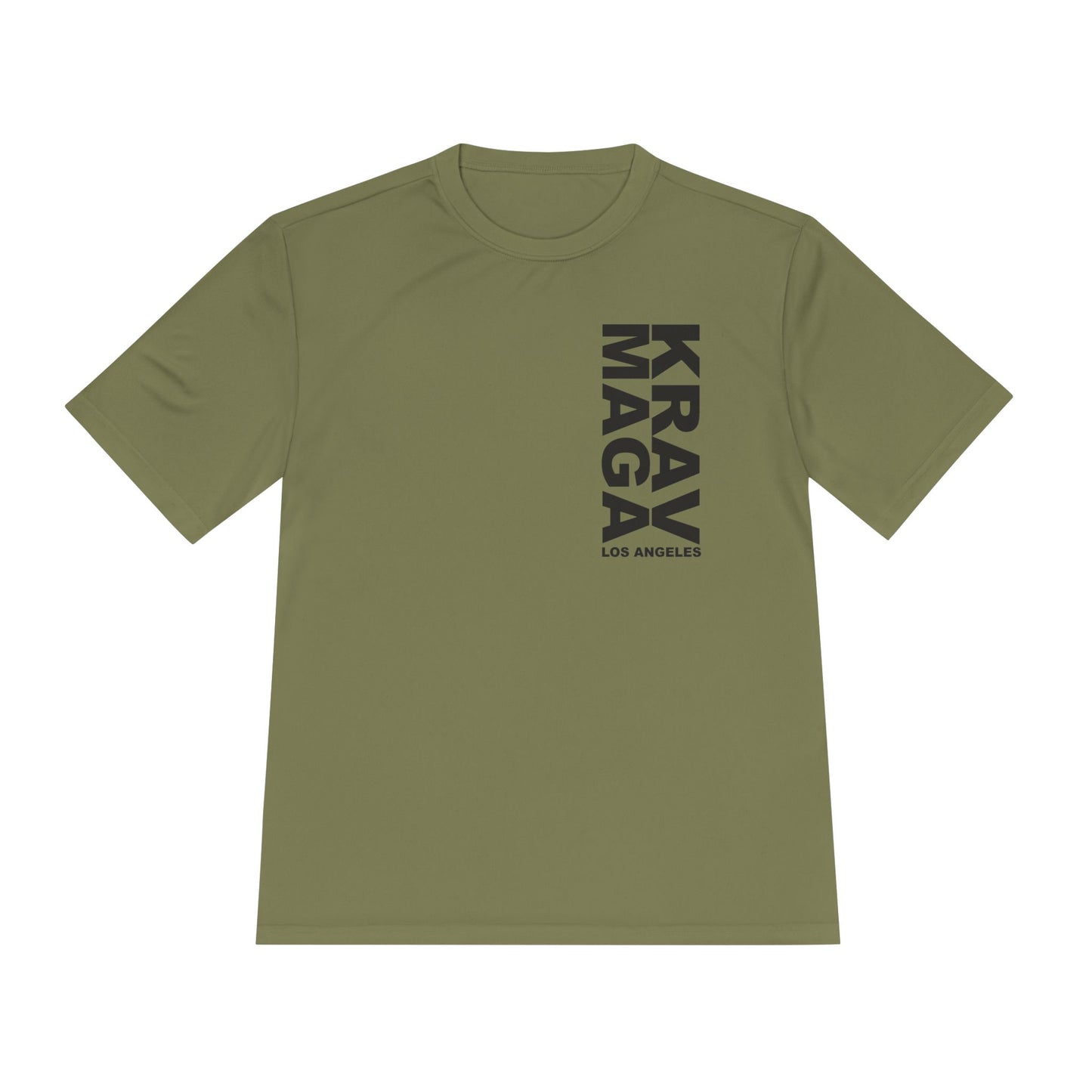 LOS ANGELES vertical logo WICKING unisex T-SHIRT