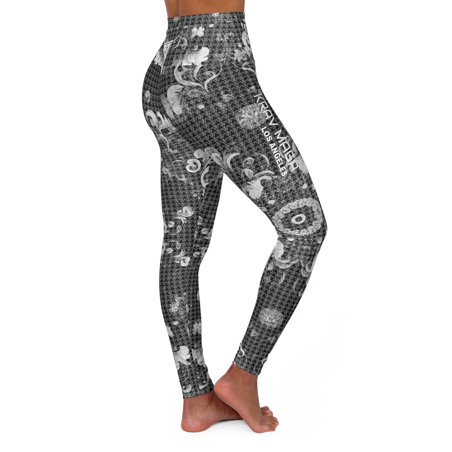 KMW Flowers - High Waisted Yoga Leggings