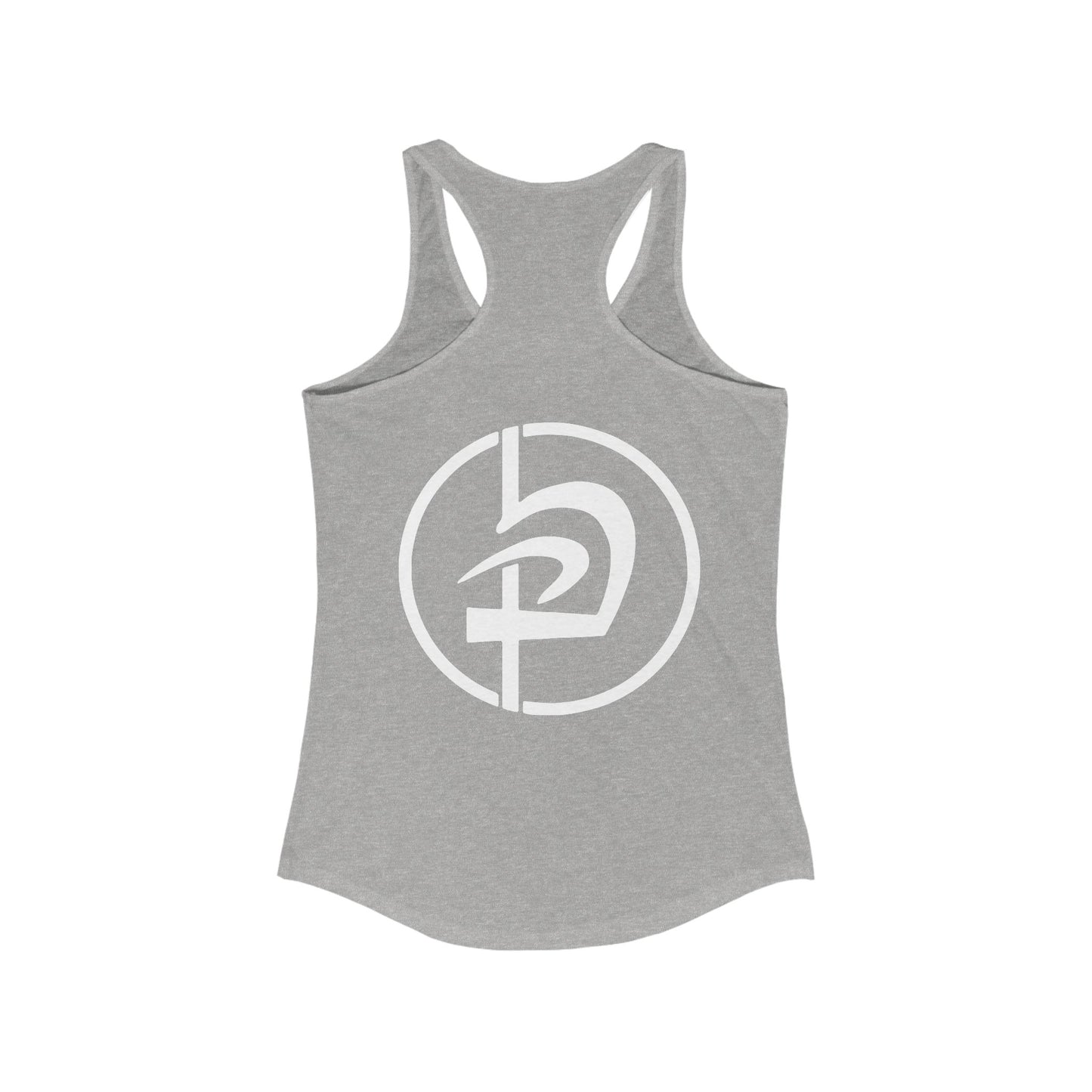 WORLDWIDE vertical logo Racerback Tank