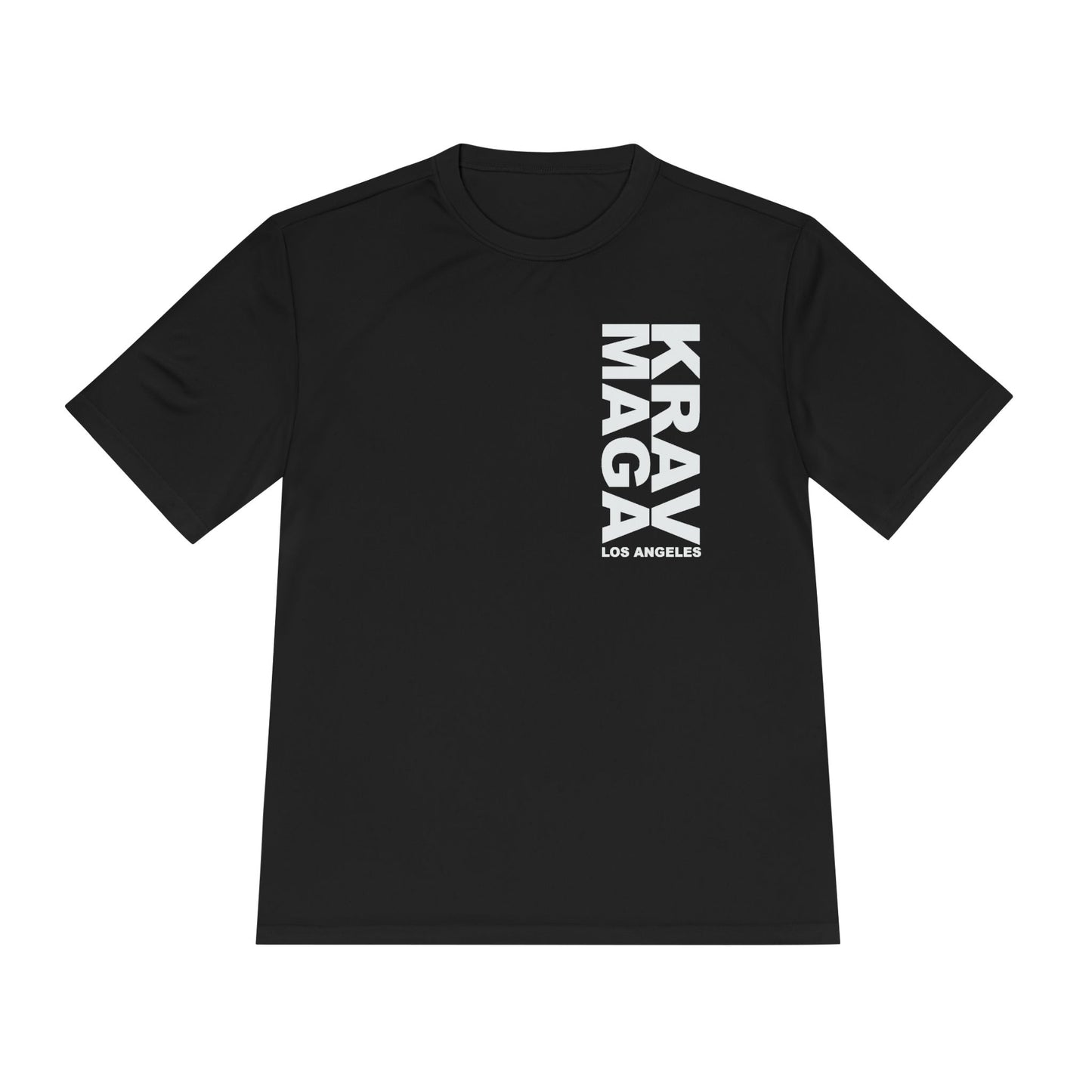 LOS ANGELES vertical logo WICKING unisex T-SHIRT