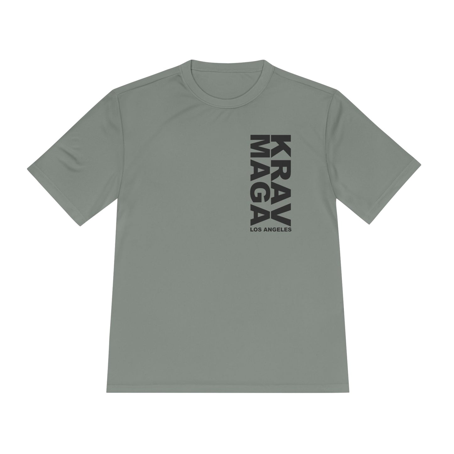 LOS ANGELES vertical logo WICKING unisex T-SHIRT