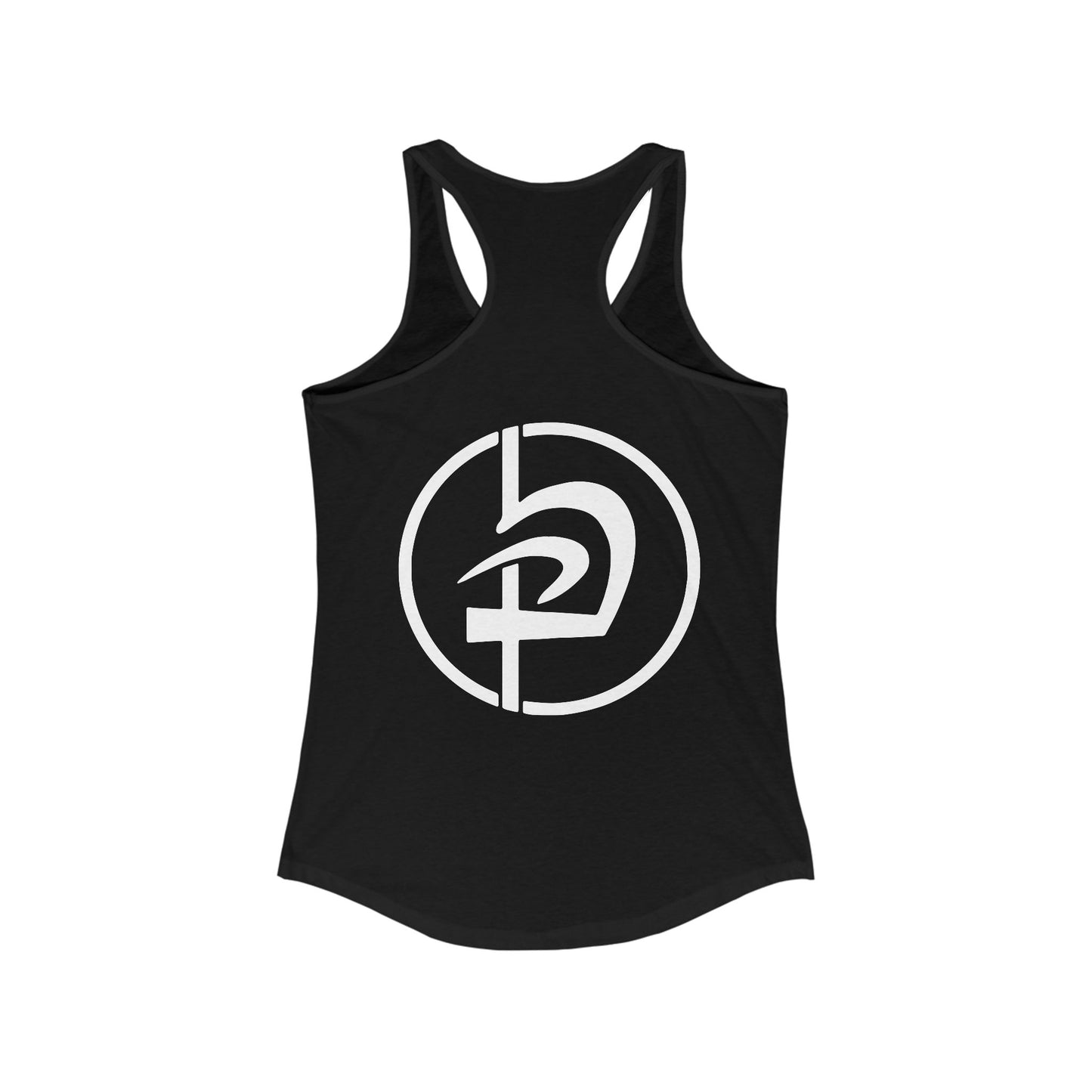 WORLDWIDE vertical logo Racerback Tank