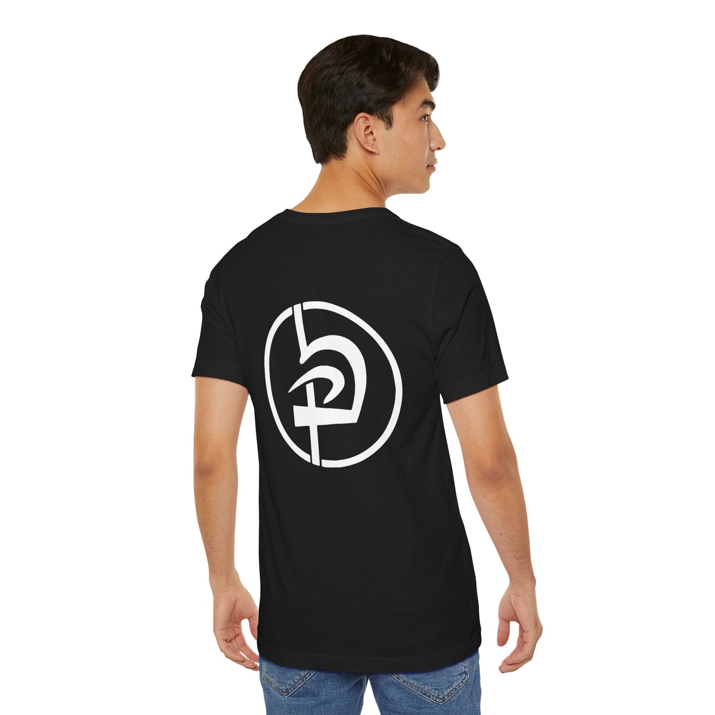 LOS ANGELES vertical logo UNISEX T-SHIRT