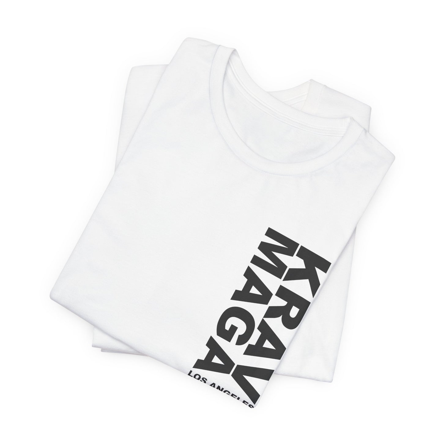 LOS ANGELES vertical logo UNISEX T-SHIRT