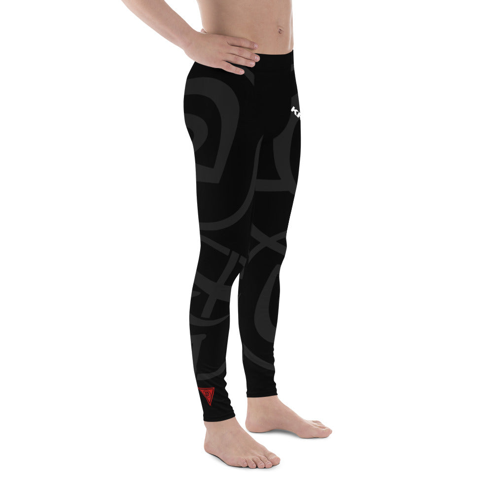 Men's Leggings - KMW Swirls