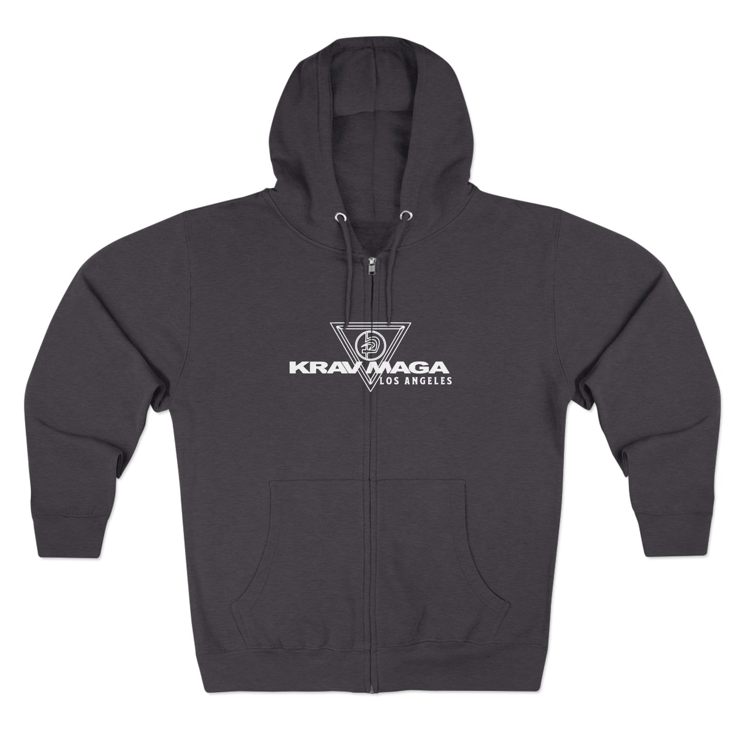 KMW LA Black/White - Unisex Zip Hoodie