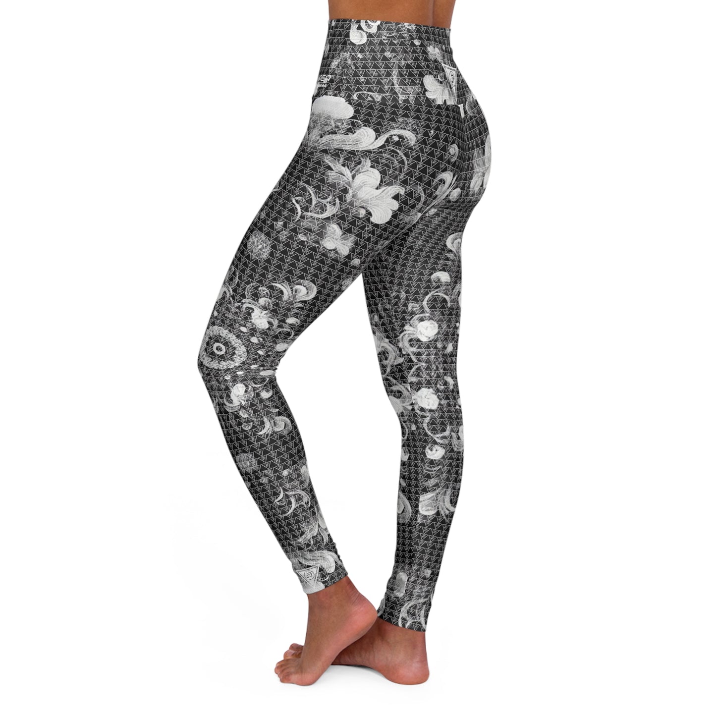 KMW Flowers - High Waisted Yoga Leggings