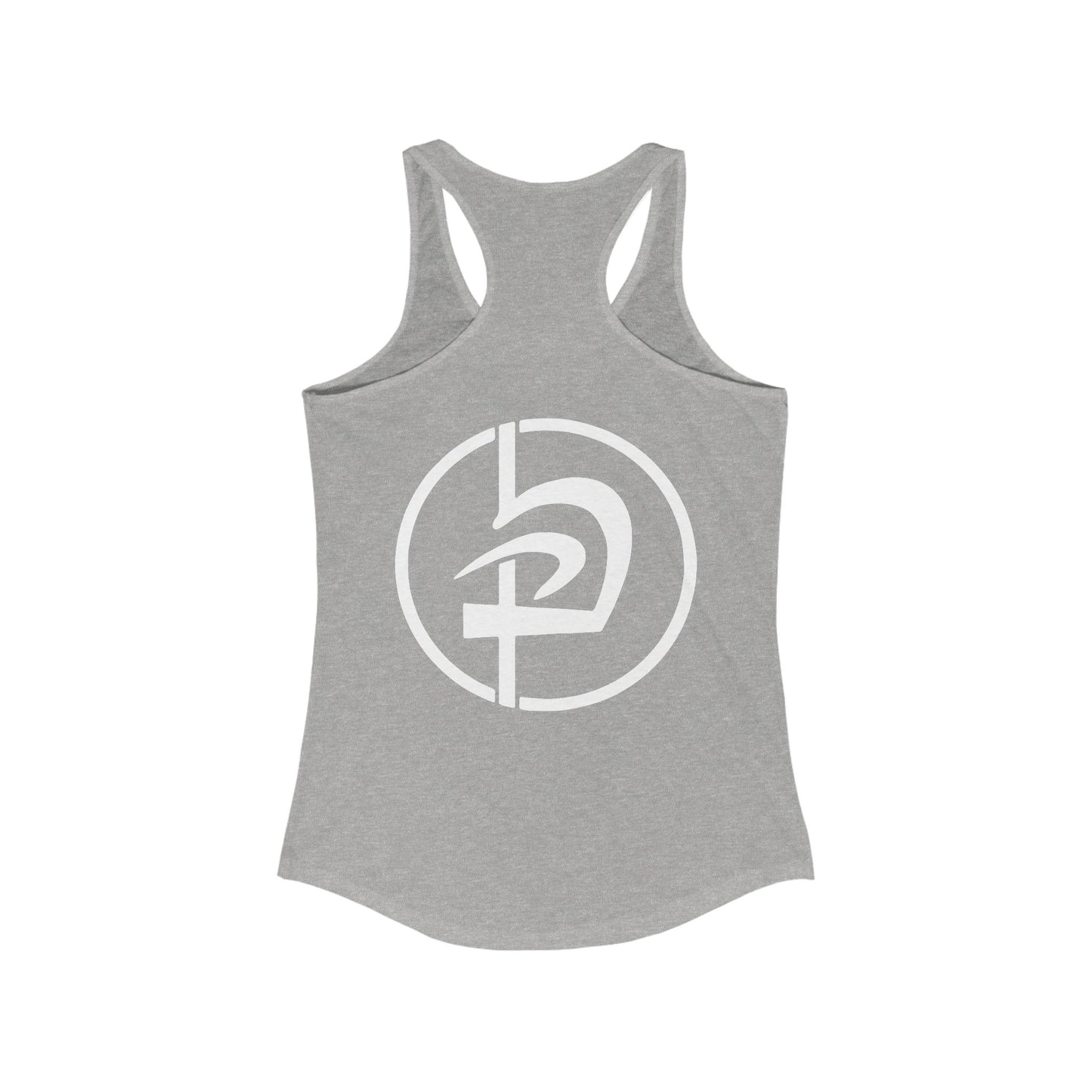 LOS ANGELES vertical logo Racerback Tank