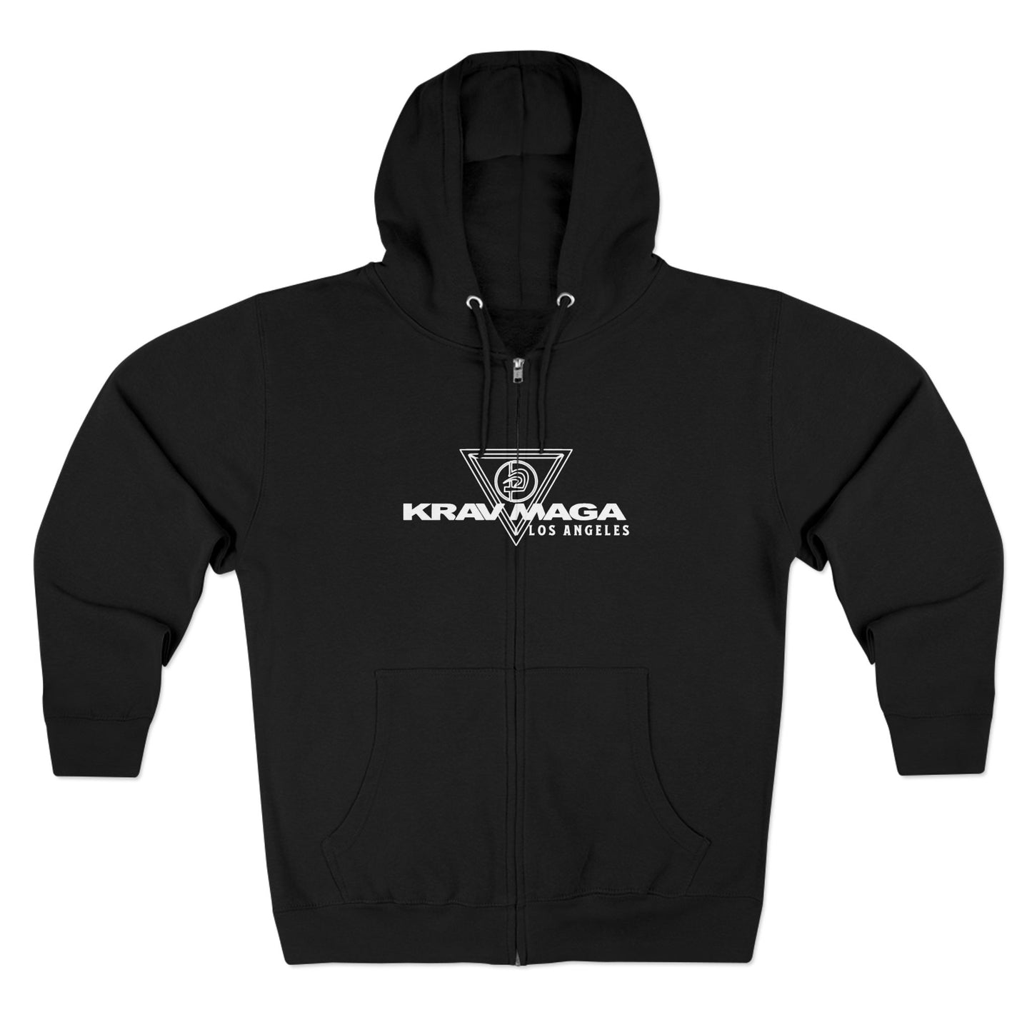 KMW LA Black/White - Unisex Zip Hoodie