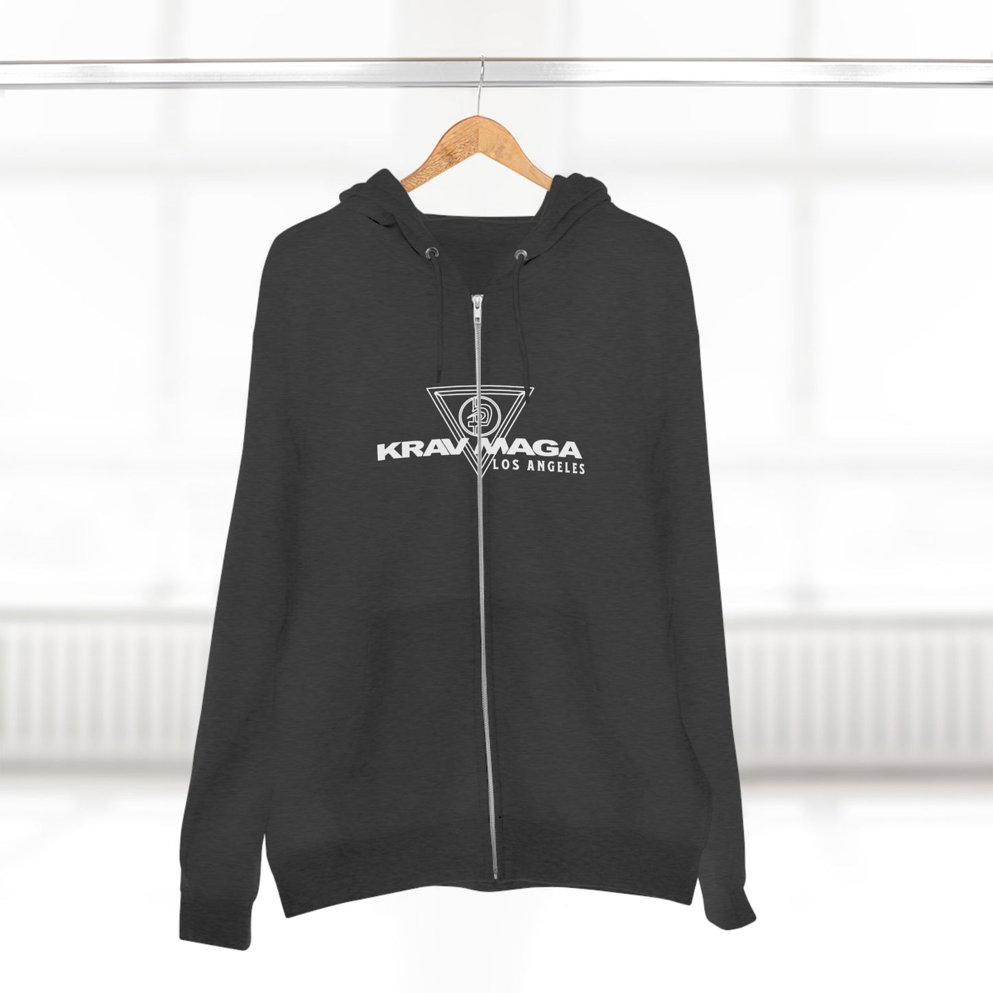 KMW LA Black/White - Unisex Zip Hoodie