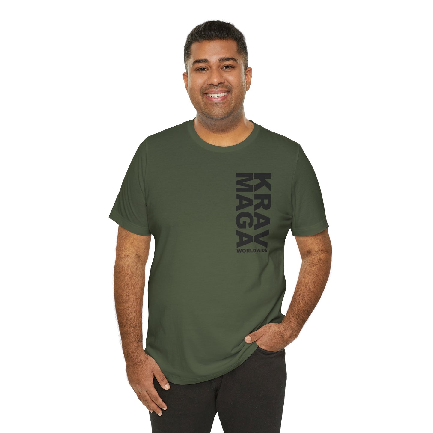 WORLDWIDE vertical logo UNISEX T-SHIRT