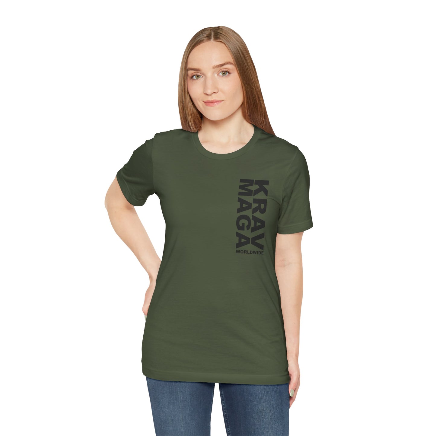 WORLDWIDE vertical logo UNISEX T-SHIRT